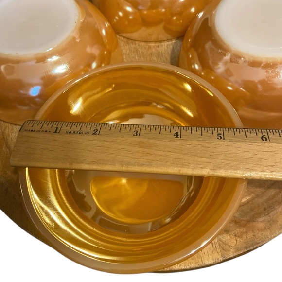 Mexican vintage Glass bowl Set of 4 - Picture 4 of 4